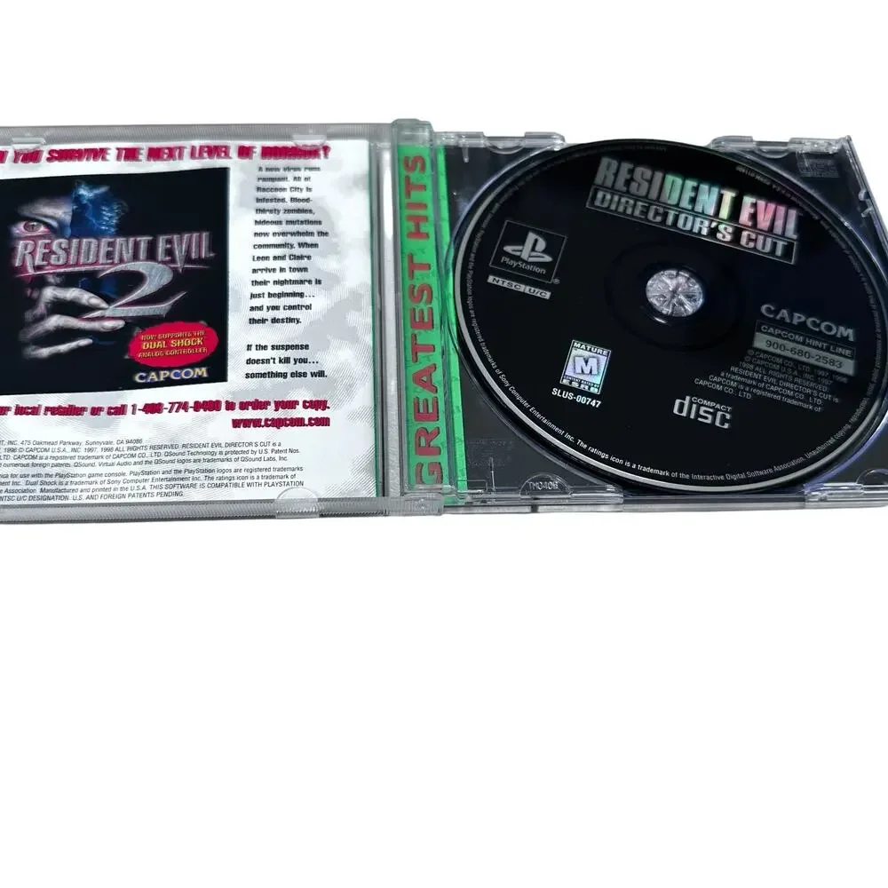 Resident Evil Director's Cut (Sony PlayStation 1, 1998)